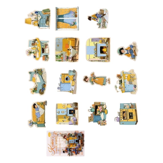 Artistic Decorative Scrapbook Stickers for Adults Students, Journaling ...