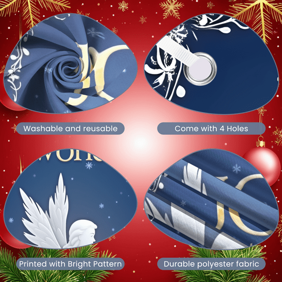 Artistic Design Joyful Banner Winter Celebration Decorative Theme for Holiday Gatherings Christmas Parties Family Events