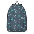 thumbnail image 1 of Artistic Dog Print Backpack, Waterproof Bookbag with Hand-Drawn Dog Graphic and Adorable Puppy Pattern, 1 of 5