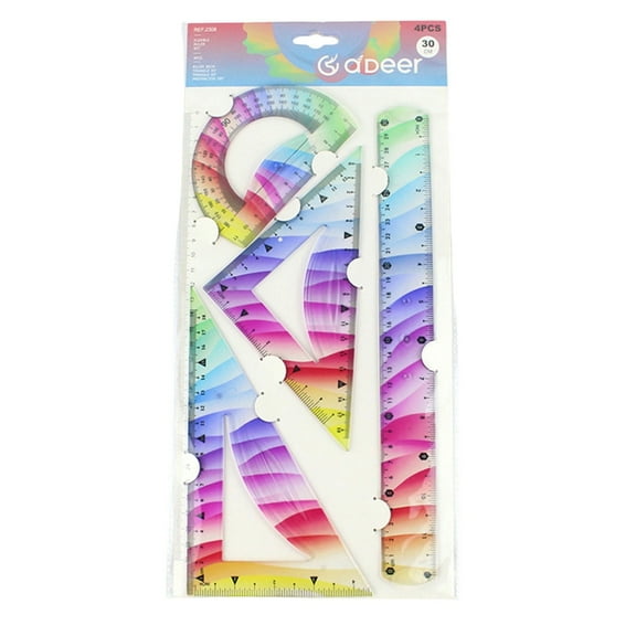 Lightweight Plastic Measuring Tool For Drawing Crafting And Daily Use