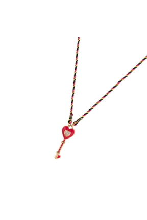 Artistic Drip Heart Pendant Necklace Symbolizing Positivity Layering Copper Chain Accessory For Daily Wear Or Formal Out