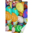thumbnail image 1 of Artistic Easter Eggs 3D Hand Towels, Kitchen Towel Ultra Soft and Absorbent,Decorative Fingertip Face Towel for Bathroom Hotel, 2 PCS, 28.3"x 14.4", 1 of 5