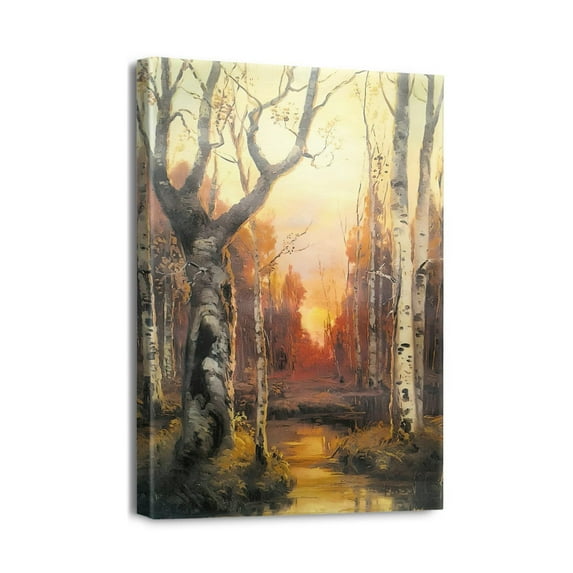 Artistic Elegance12x16 Frame for Oil Paintings and Wall Prints, Perfect Sunset Vintage Home Office Decor