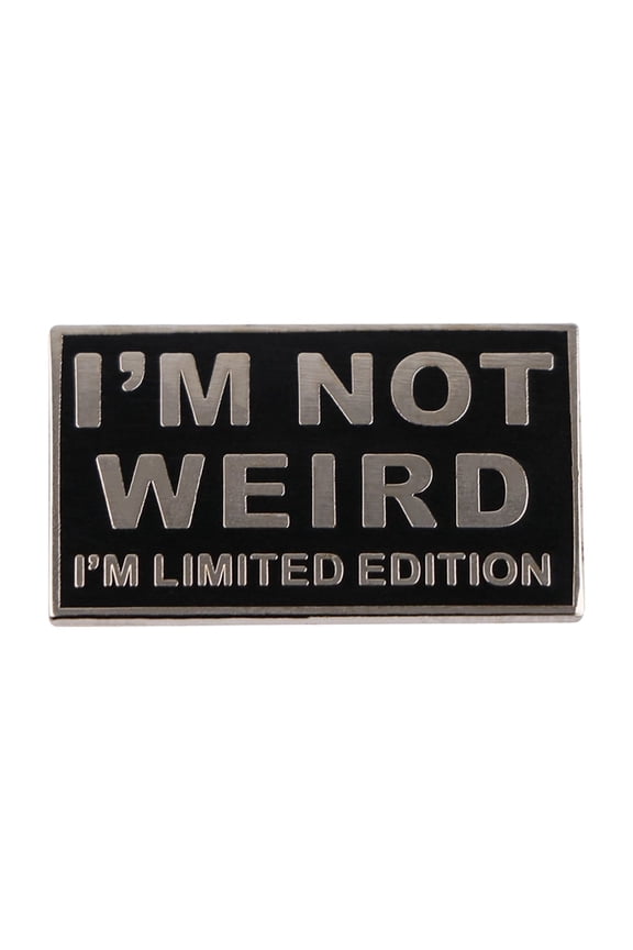 Artistic Enamelled Coating Alloy Badges Funny Humorous Quote Brooch Pin Multipurpose Decoration For Clothing Bags Gift