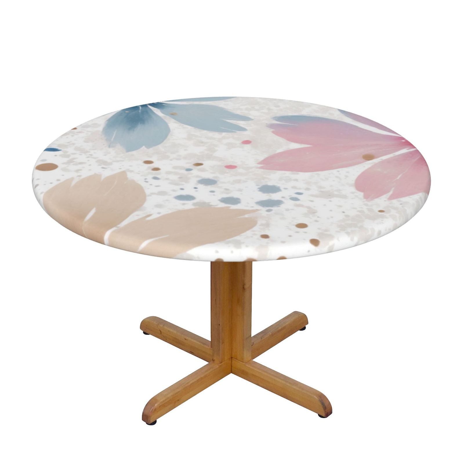 Artistic Floral Bouquet A Abstract Medley Tablecloth with Elastic Edge