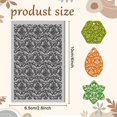 thumbnail image 1 of Artistic Floral Pattern Polymer Clay Texture Sheets Clay Texture Classic Seamless Pattern Rubber Modeling Pad Texture Sheets for Polymer Clays Making Earrings Jewelry, 1 of 8