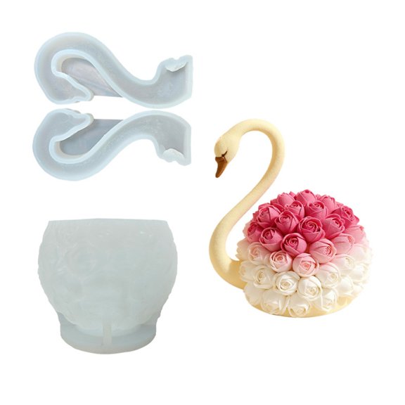 Artistic Florals Bird Silicone Baking Mold Perfect For French Styles Dessert Mousse Cake And Chocolate Baking Mould