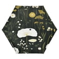 thumbnail image 1 of Artistic Flowers Pattern Folding Umbrella UV50+ Waterproof Sun Protection Auto Open Close Compact Fiberglass Frame, 1 of 8