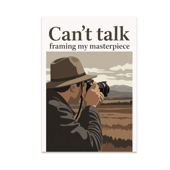 Artistic Focus Wall Art - Photography Enthusiast - 13x19 Poster Print