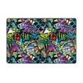 thumbnail image 1 of Artistic Graffiti Instrument Notes Shaggy Area Rug, Rugs for Living Room Bedroom Non Slip Door Mat Indoor Carpet Machine Washable Nursery Home Decor Floor Mats for Entryway 60x39in-#, 1 of 5