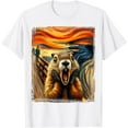 thumbnail image 1 of Artistic Groundhog Day Famous Painting Funny Softstyle Unisex T-Shirt,White Color,Size M, 1 of 5