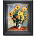 thumbnail image 1 of Artistic Home Gallery 1114581BG Sunflowers By Claude Monet Premium Black And Gold Framed Canvas Wall Art, 1 of 1
