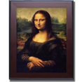 thumbnail image 1 of Artistic Home Gallery 1114588M Mona Lisa By Da Vinci Premium Mahogany Framed Canvas Wall Art, 1 of 1