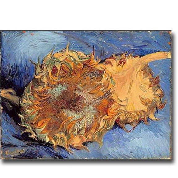 Artistic Home Gallery 1216AM187SAG Tournesols by Vincent Van Gogh Premium Gallery-Wrapped Canvas Giclee Art - 12 x 16 x 1.5 in.