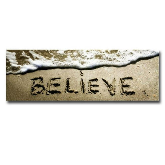 Artistic Home Gallery 1236L384IG Believe by Alan Hausenflock Premium Gallery-Wrapped Canvas Giclee Art - Ready-to-Hang, 12 x 36 x 1.5 in.