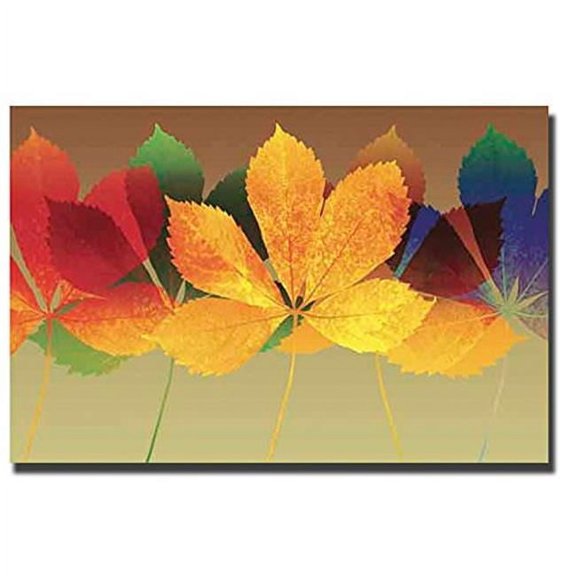 Artistic Home Gallery 1624A709EG Leaf Dance II by Robert Mertens Premium Gallery-Wrapped Canvas Giclee Art - 16 x 24 x 1.5 in.