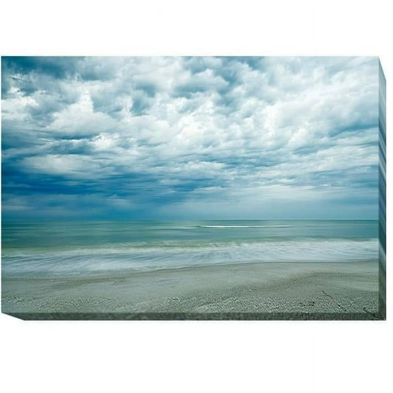 Artistic Home Gallery 1624J756IG Morning At The Beach by Chuck Burdick Premium Gallery-Wrapped Canvas Giclee Art - 16 x 24 x 1.5 in.