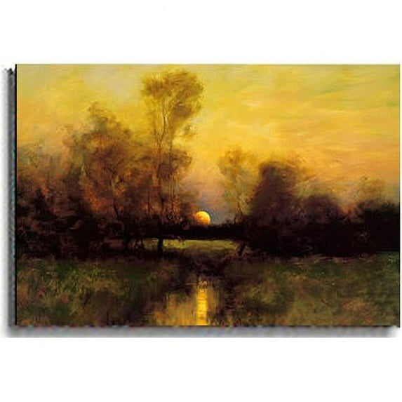 Artistic Home Gallery 2228577S Summer Moonrise By Dennis Sheehan Premium Stretched Canvas Wall Art