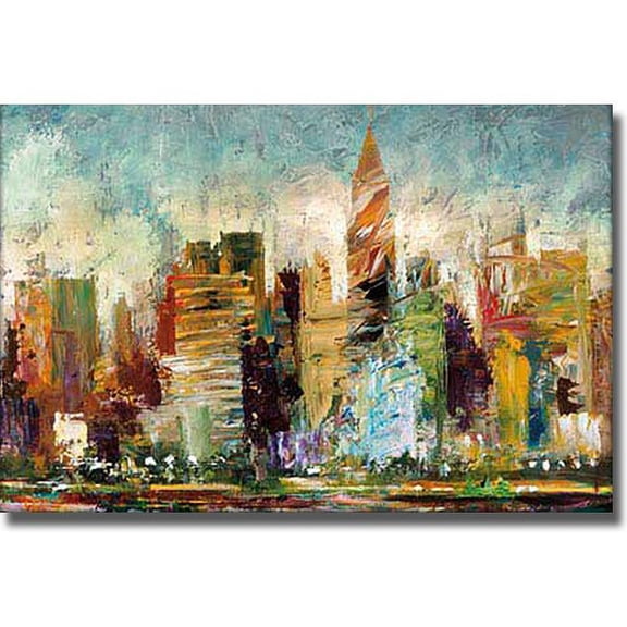 Artistic Home Gallery 2436608S Metropolis by Bruce Marion Premium Stretched Canvas Wall Art