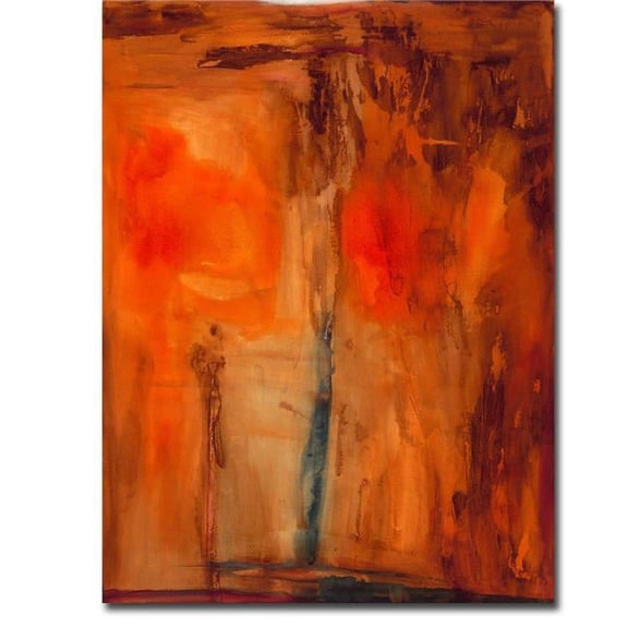 Artistic Home Gallery 3040574TG Orange Glow by Michelle Oppenheimer Premium Oversize Gallery-Wrapped Canvas Giclee Art - Ready-to-Hang, 40 x 30 in.