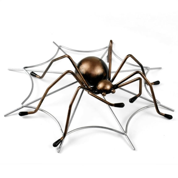 Artistic Iron Wine Holders In Red Spiders Design For Stable Bottle Display Perfect As Office Decors Or Party Accessory