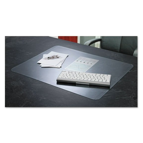 Artistic KrystalView Desk Pad with Microban, 24 x 19, Clear
