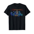 thumbnail image 1 of Artistic Lighthouse Night Sky Boat and Sea Nautical T-Shirt, 1 of 5