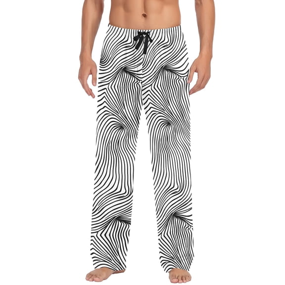 Artistic Line Men's Pajama Pants Cotton Long Sleepwear Lounge Pants L