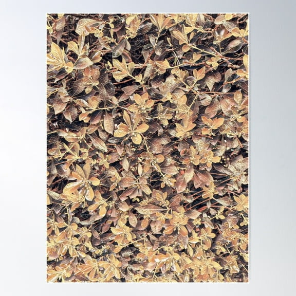 Artistic Little Leafs Poster Wall Art, Modern Wall Decor For Living Room Bedroom, 24x36 UNFRAMED