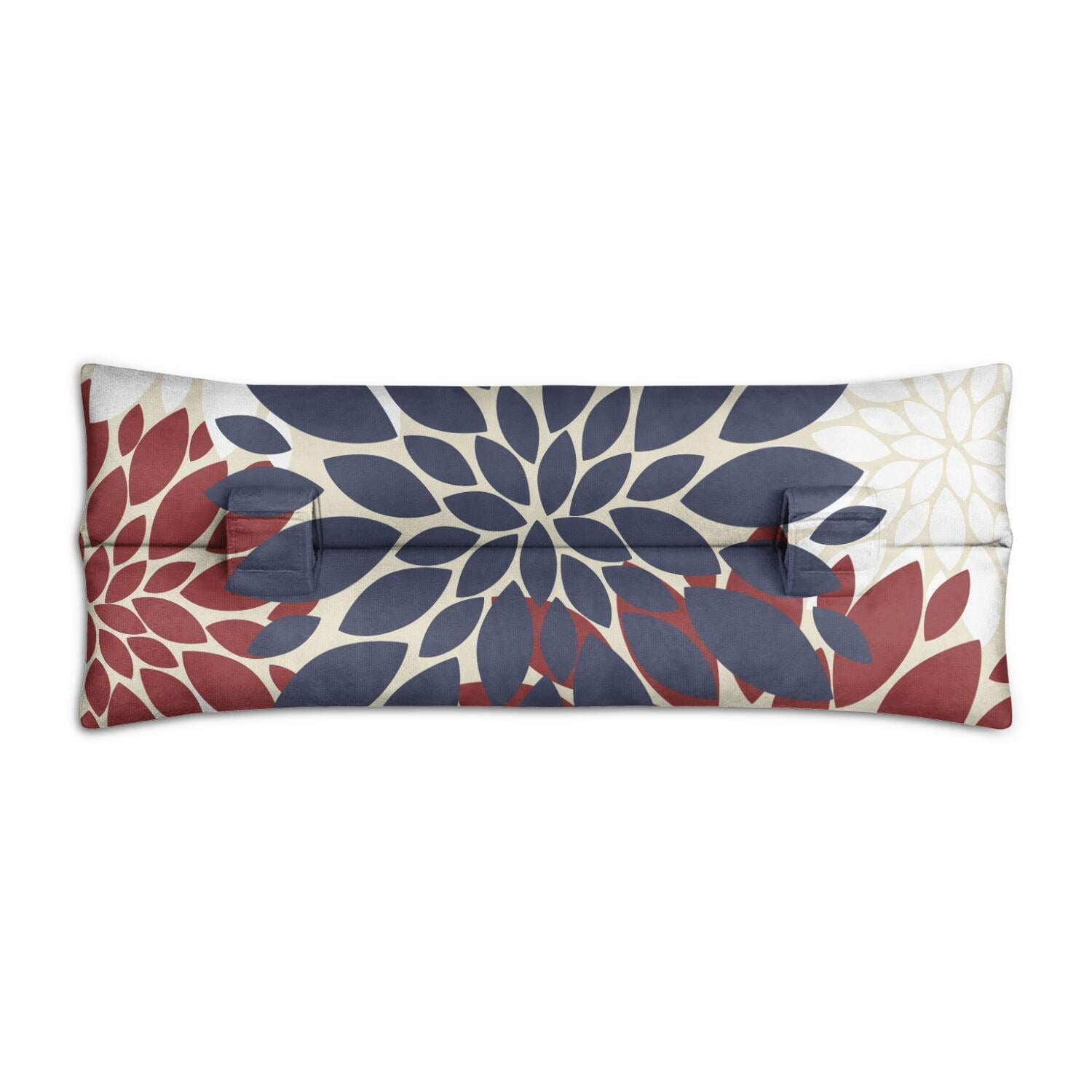 Artistic Mastectomy Pillow for Car - Post Surgery Seatbelt Cushion, Colorful Geometric Design, Pressure Relief Pad