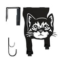 thumbnail image 1 of Artistic Metal Cats Hook for Jackets Bags Coats Rustproof Over The Door Mount Storage Solution For Small Space, 1 of 7