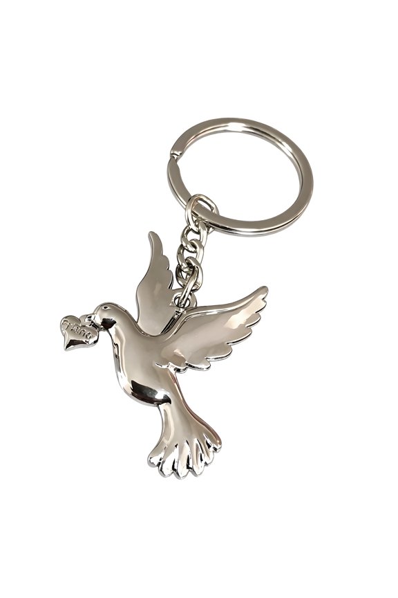 Artistic Metal Keychain Compact And Functional Bird Pendant Key Rings Accessories For Keys Purses Or Backpacks