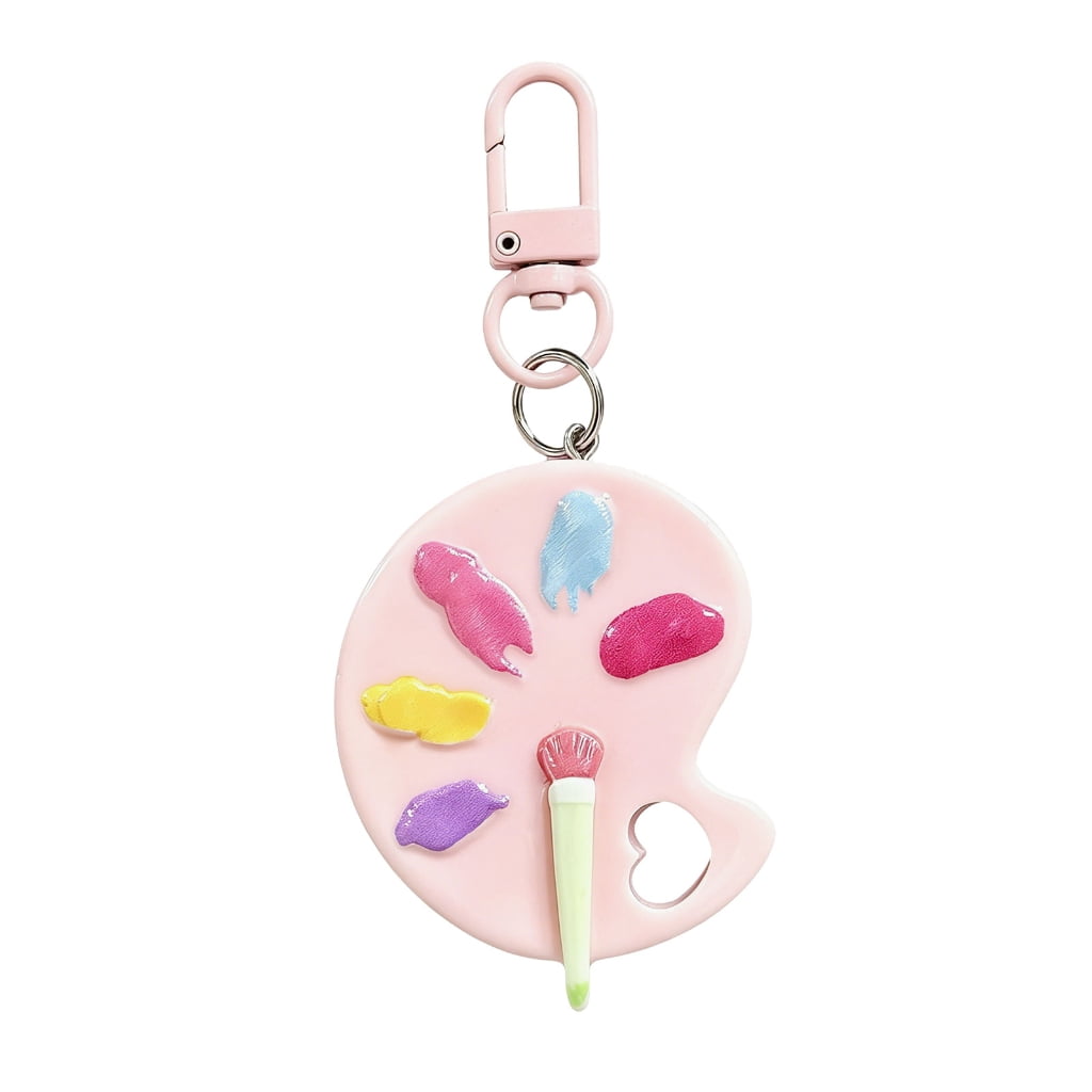 Artistic Miniature Palette Keychain Multicolor Holder With Small ...