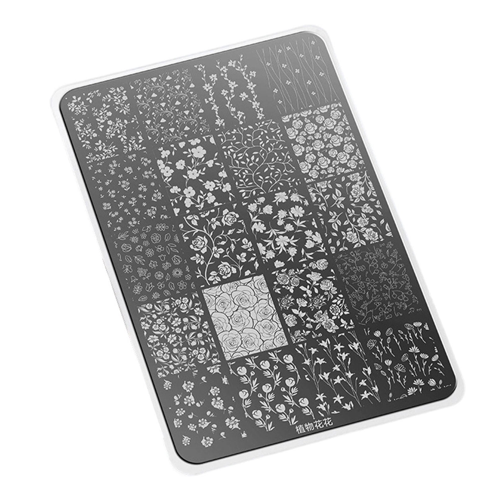 Artistic Nails Designing Transfer Plates Carved Patterns Nails Stamping ...