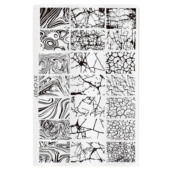 Artistic Nails Stamping Plate Nails Art Stamper Manicure Accesories Nails Art Supplies for Home and Salon Use
