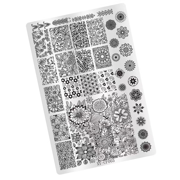 Artistic Nails Stamping Plate Nails Art Stamper Steel Manicure Accesories For Fashion Enthusiasts And Nails Technicians