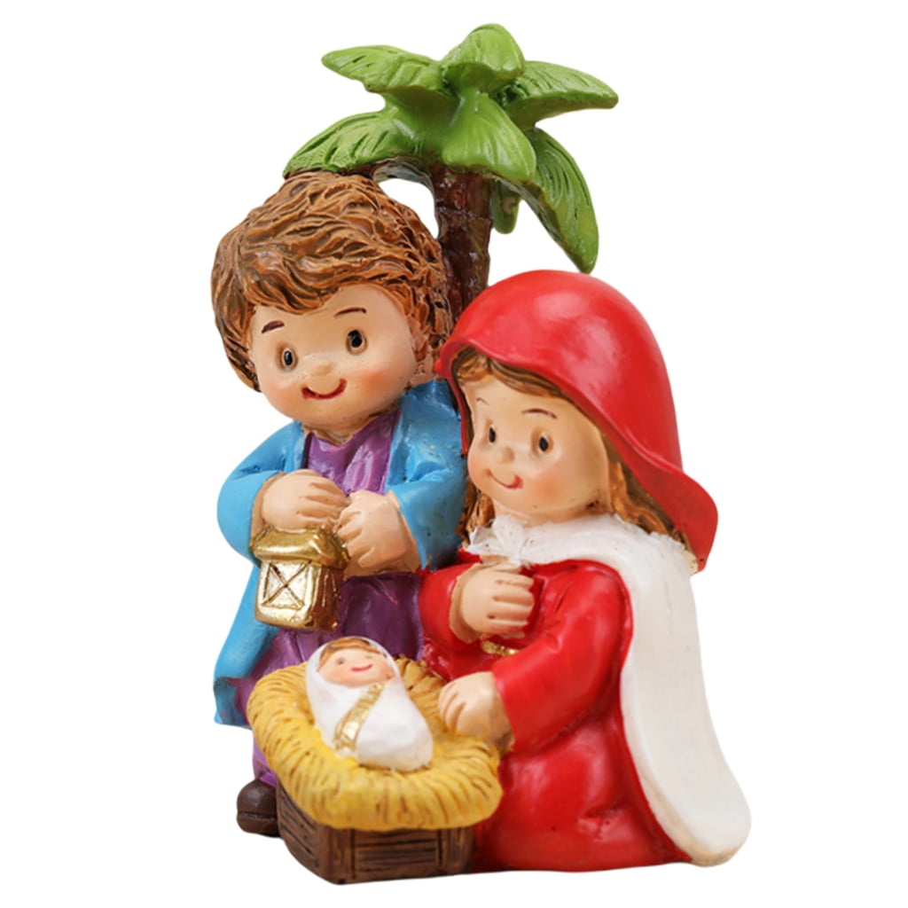 Artistic Nativity Figurine Resin Catholic Figures Statues Enhancing ...