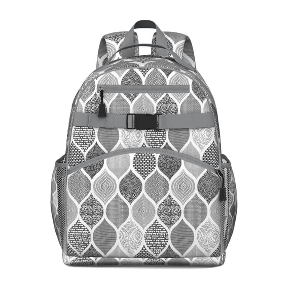 Artistic Natural Floral Backpack - Aesthetic Ergonomic Design for Daily Wear