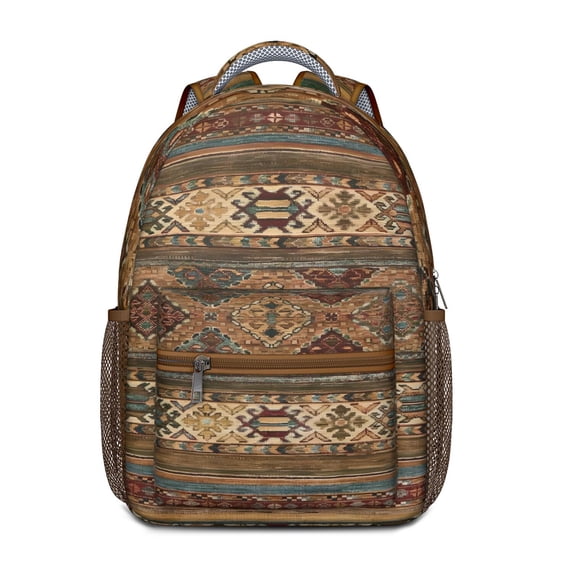 Artistic Natural Waterproof School Bag - Breathable & Stylish for Daily Use