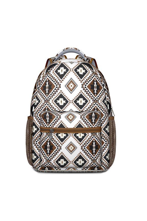 Artistic Natural Waterproof School Bag - Breathable & Stylish for Daily Use