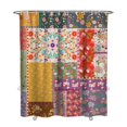 thumbnail image 1 of Artistic Nordic Style Shower Curtain 72x84 Inches, Quick-Drying Polyester with Plastic Hooks, Boho Chic Earthy Tribal Ethnic Bathroom Design, 1 of 5