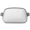 thumbnail image 1 of Artistic Ocean Scenery Fanny Pack – Geometric Rainbow Gradient Waist Bag in Boho Aesthetic, 1 of 4