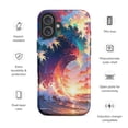 thumbnail image 1 of Artistic Ocean Wave Phone Case for iPhone- Durable & Stylish (Matte, iPhone 16 Plus), 1 of 1