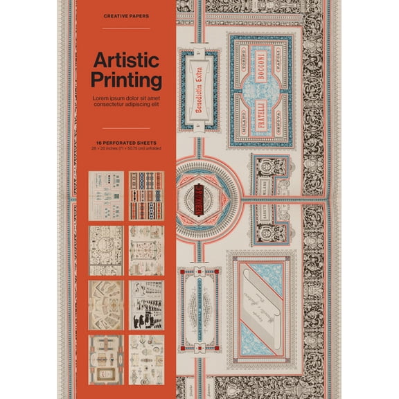 Artistic Printing Creative Papers: Type & Ornament from the Golden Age of Letterpress, (Paperback)
