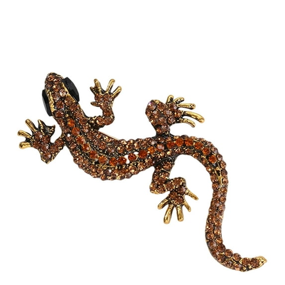 Artistic Reptile Design Chest Pin Sturdy Alloy Fashion Accessory Unisex Present
