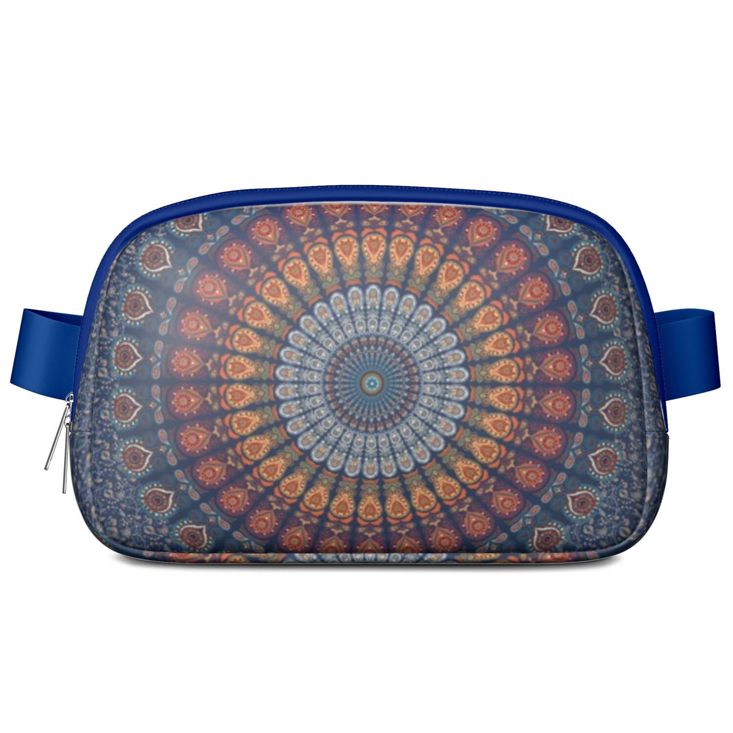 Artistic Running Belt Bag – Geometric Fanny Pack for Women – Secure and Adjustable