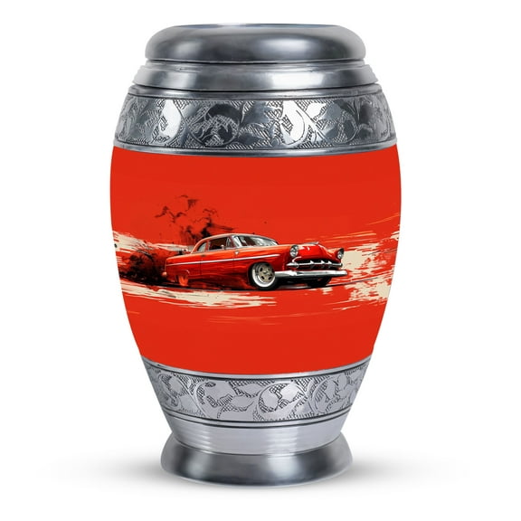 Artistic Rush of Retro Speed - Urns For Cremation Ashes Female - Floral Tribute - Botanical Urn for Garden Souls - Blossoming Ashes Case - 3 Inch, 1 Pc