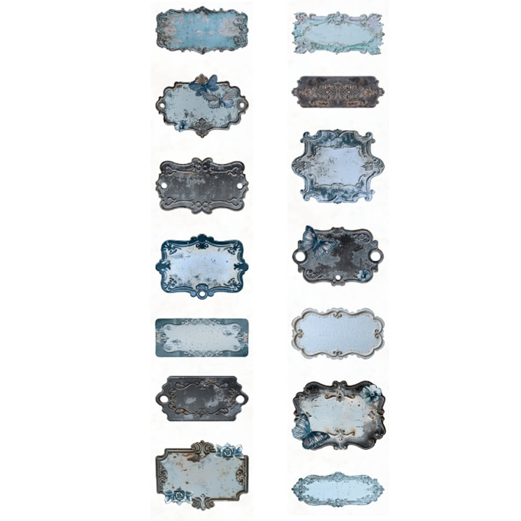 Artistic Rust Theme Stickers Tape Sticker Roll For Scrapbooking ...