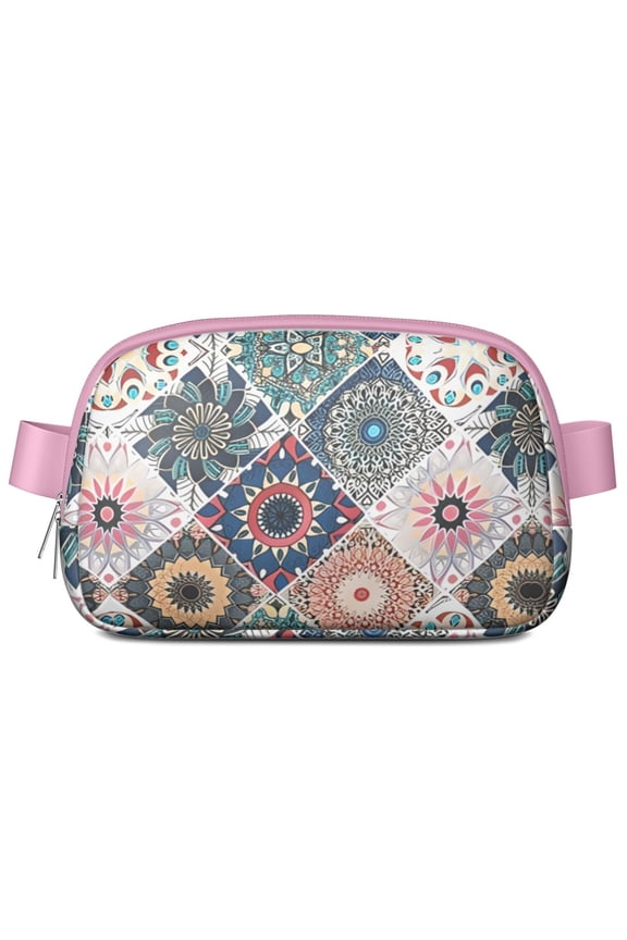 Artistic Sling Bag – Tribal Vintage Crossbody for Women – Zippered and Lightweight