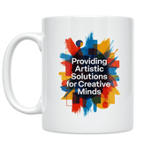 Artistic Solutions for Creative Minds - Art Enthusiast - 11 oz Ceramic Coffee Mug